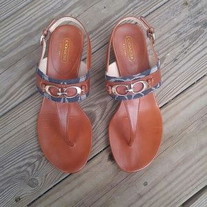 Brand new in box Coach sandals